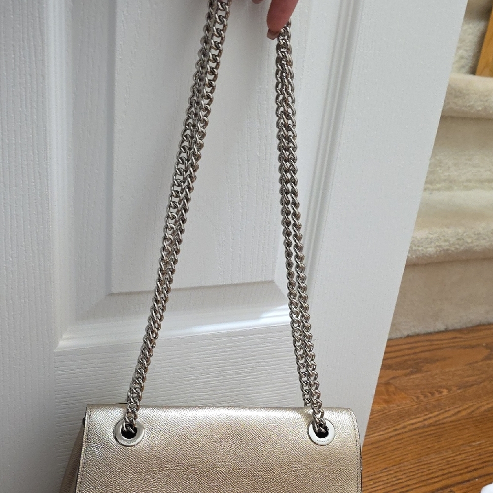 Elegant Gold Chain Strap Women's Bag